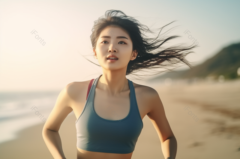 穿着运动背心的女人,高清,摄影图,摄影图片,图片大全,摄影图免费下载